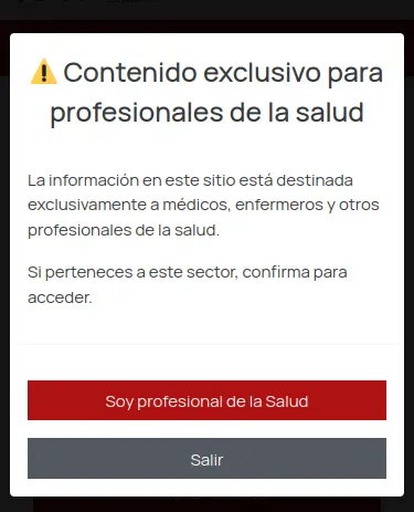 Nuevo popup para la aceptación condiciones legales antes de navegar